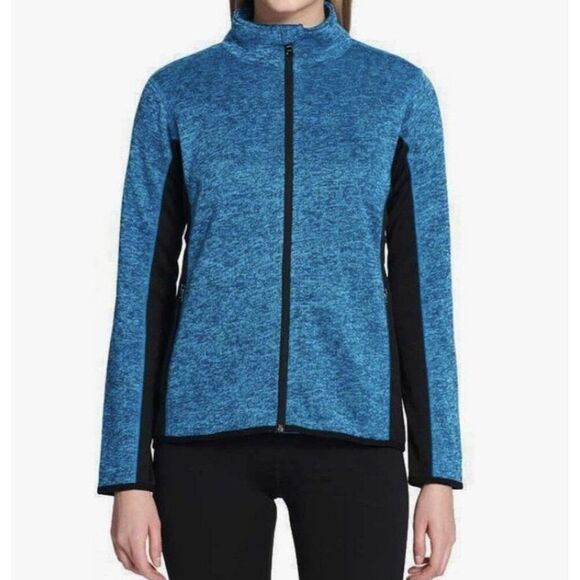 Jackets & Blazers - MNY Marc New York Andrew Marc Women's Knit Sweater/Jacket, H. Teal, Medium